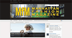 Desktop Screenshot of manhattanfashionmagazine.com